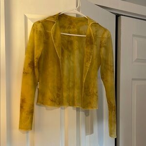 Sheer Yellow Women's Jacket